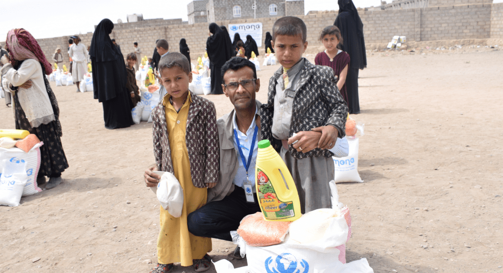 These people are fighting off a famine in Yemen