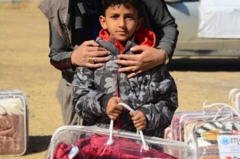 Mona Relief continues delivering blankets in Sana’a