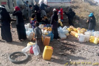 520,000 liters of clean water provided to 350 families in Sawan area during November