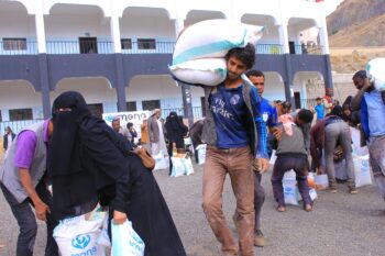200 households in Sana’a receive food baskets