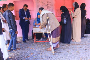 Food aid baskets delivered to 100 disabled in Sana’a