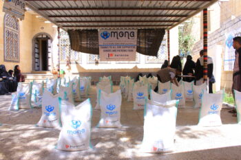 Another 100 food aid baskets deliver to vulnerable families in Sana’a